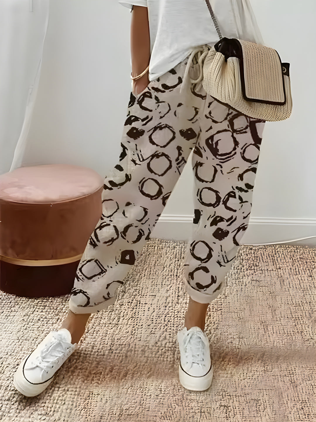 Vera | Chic breathable trouser with pattern