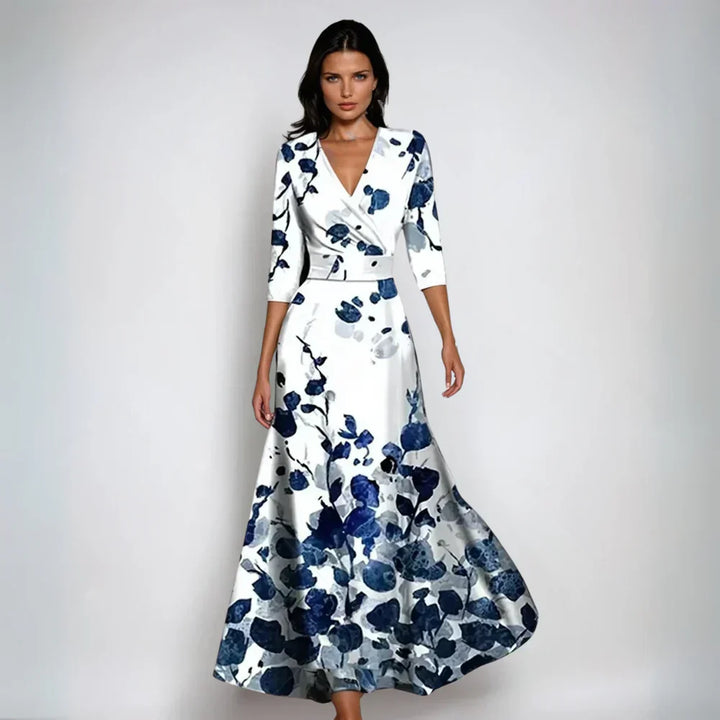 Anna | Elegant Floral Maxi Dress