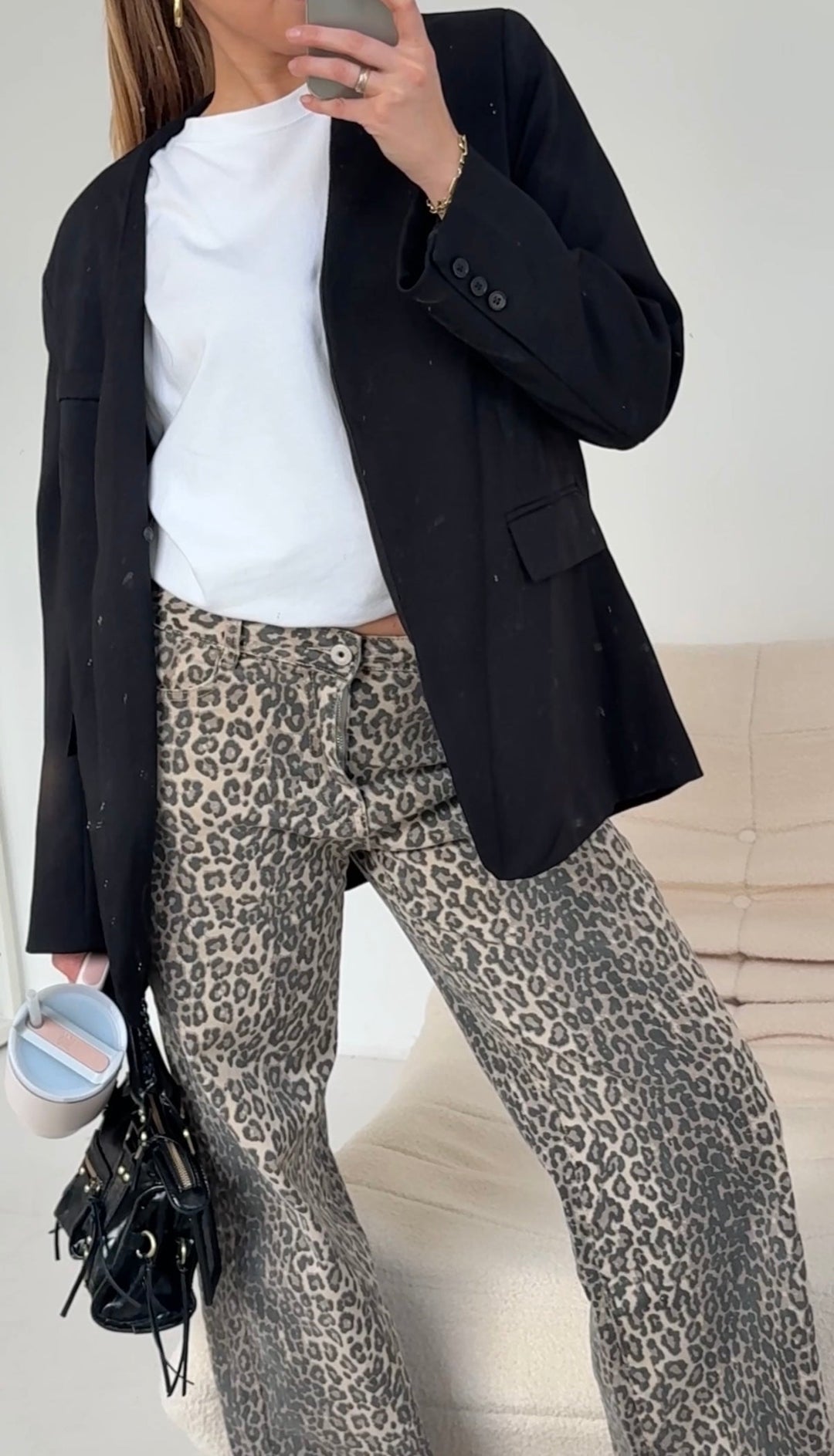 REMMI LEOPRINT DENIM