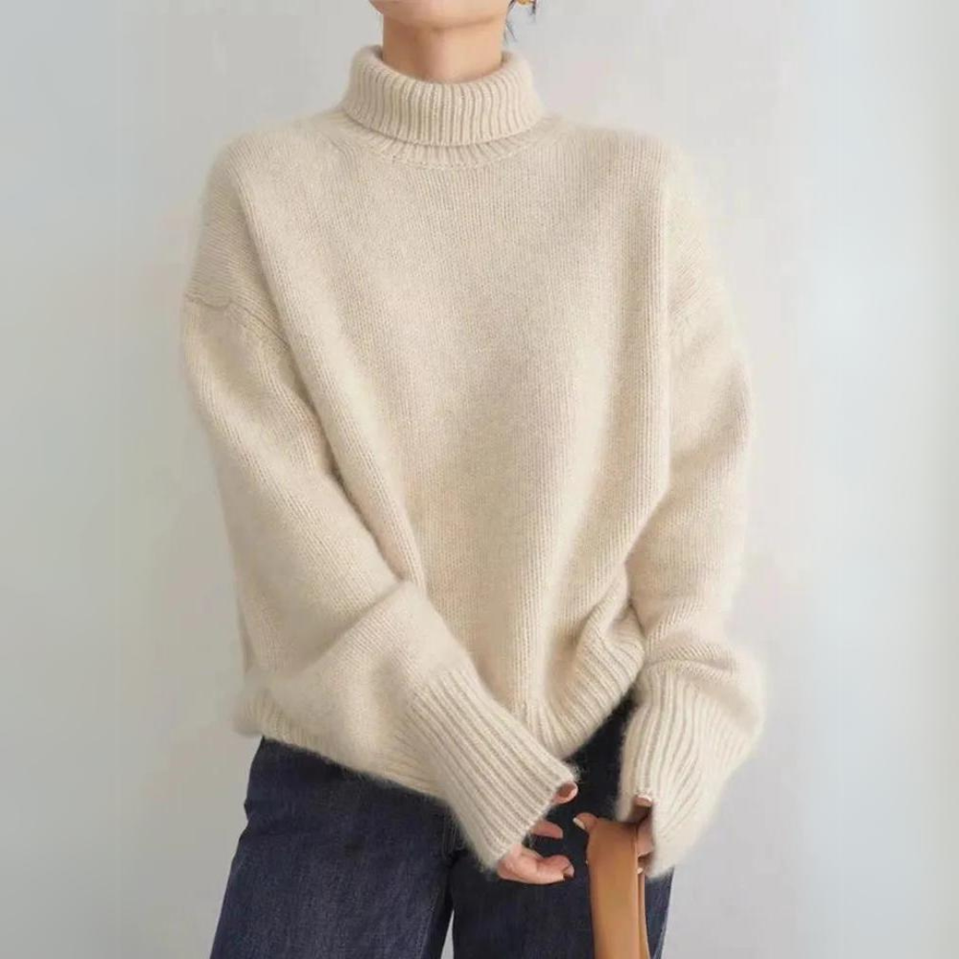 Emalia – Comfortable, knitted, soft turtleneck sweater