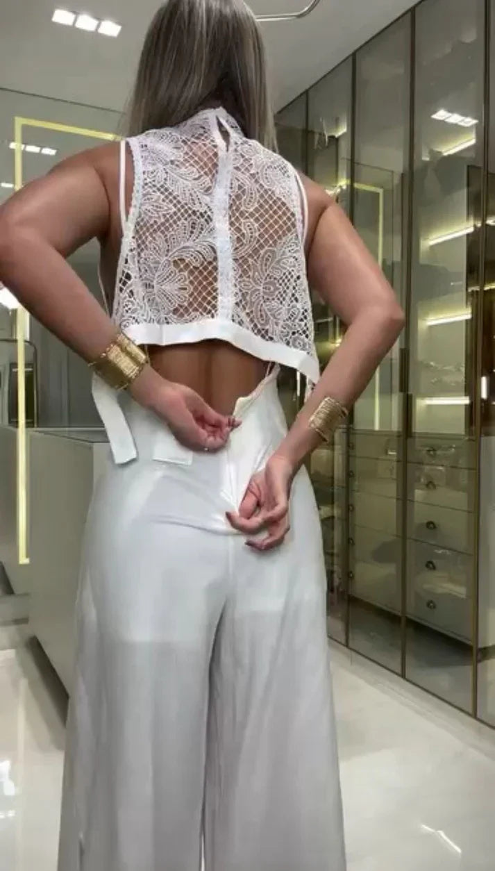 Tiffany | Lace Jumpsuit