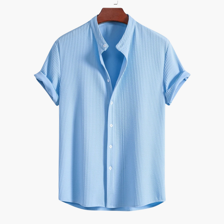 Beckett| Men's shirt with Stand-up Collar