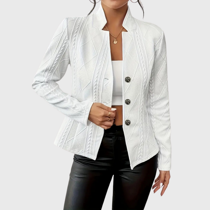 Olive | Blazer with elegant details