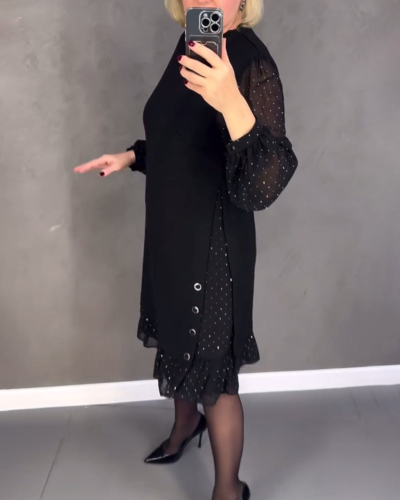 Clementina | Elegant Polka Dot Dress