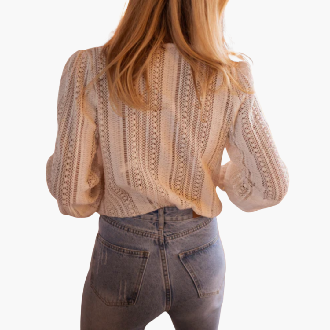 Sophia | Stylish Elegant V-Neck Blouse