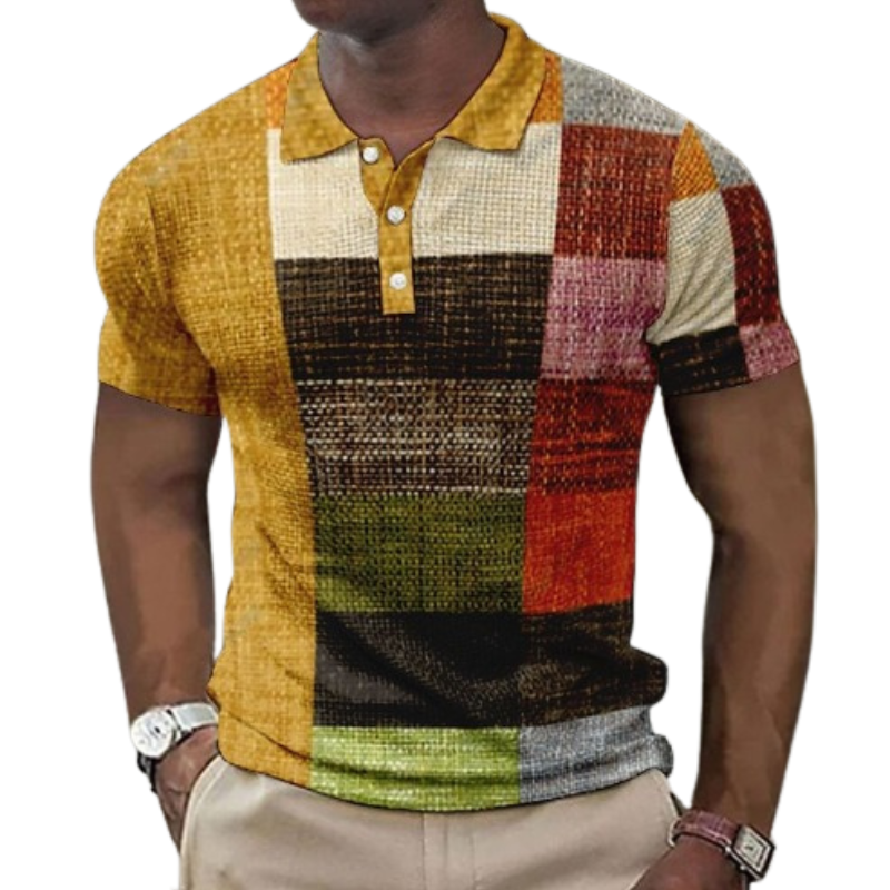James™ | Multi-colour Polo Shirt in Modern Style