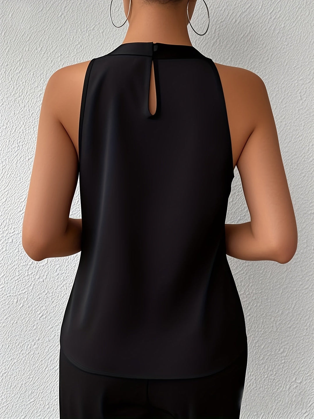 Davina™ | Elegant Satin Blouse with Open Shoulders