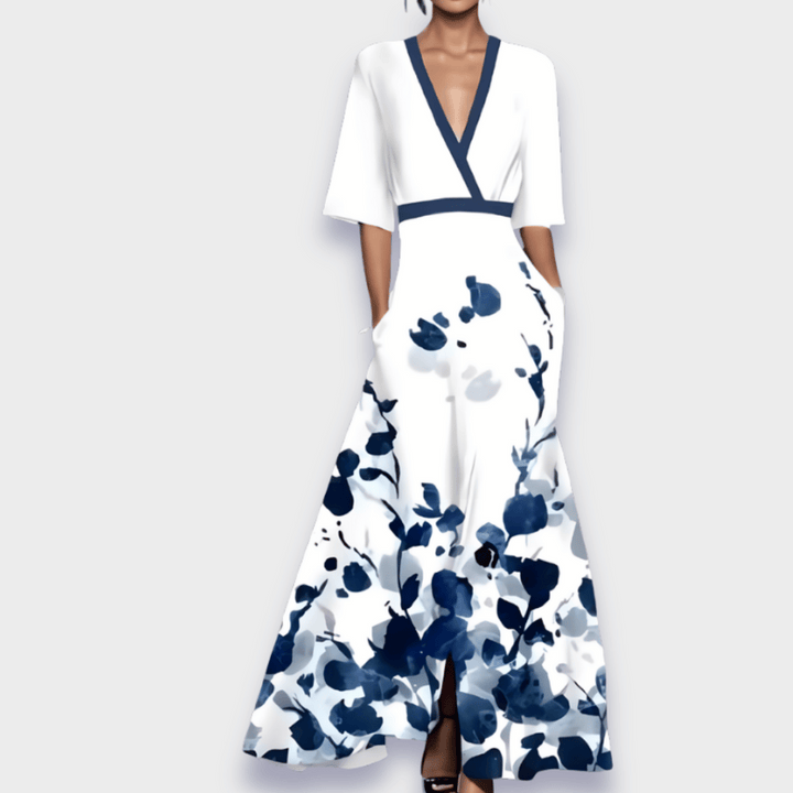 Anna | Elegant Floral Maxi Dress