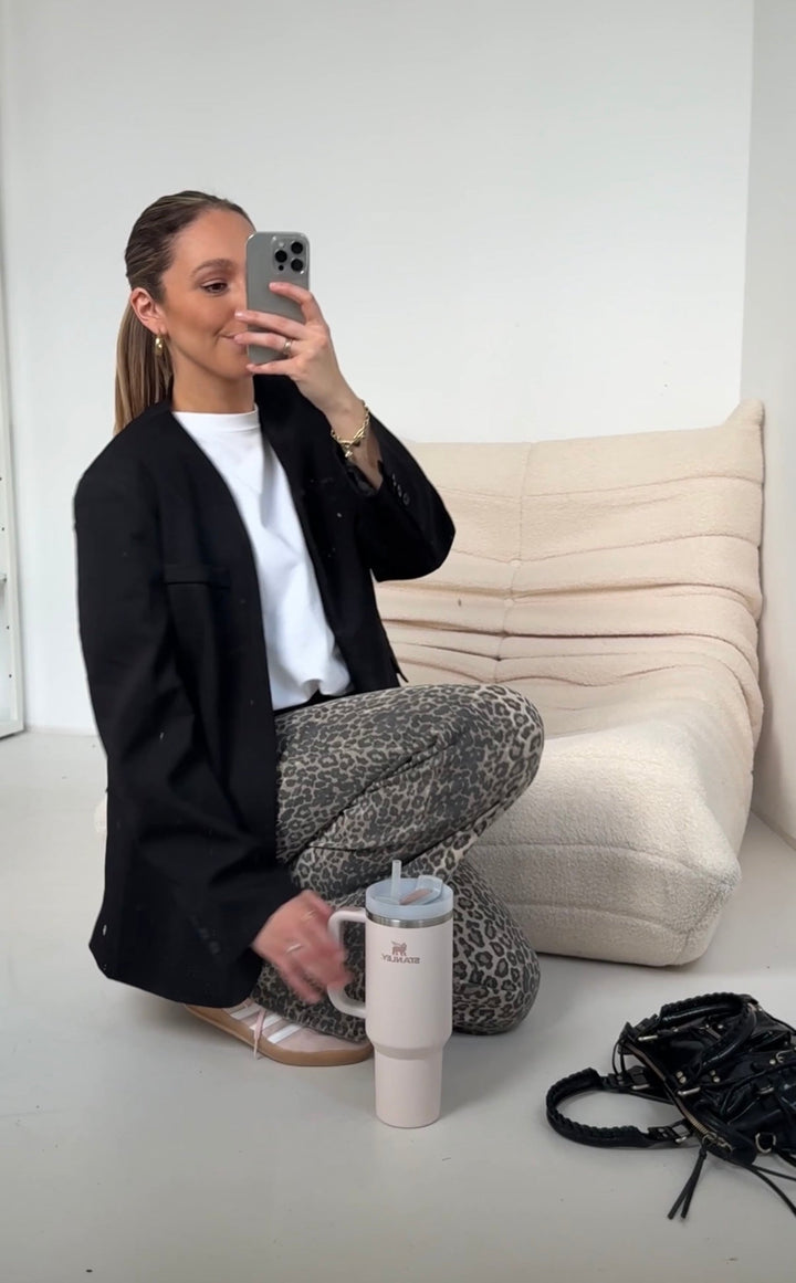 REMMI LEOPRINT DENIM