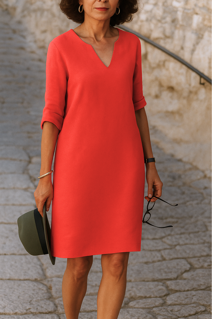 Willa™ | Elegant V-neck Dress