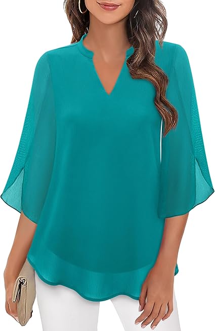 Arabella – Chiffon A-line Blouse
