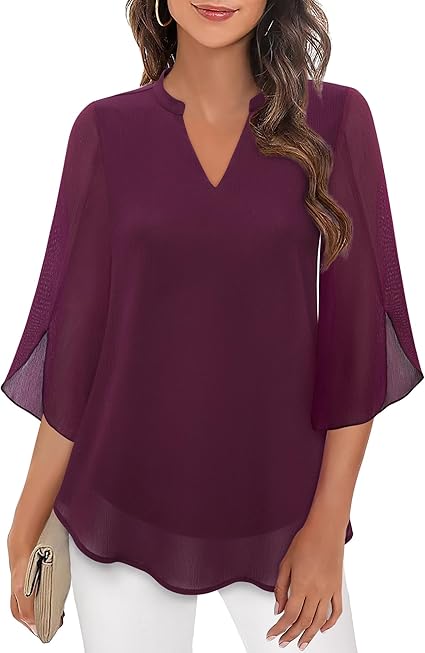 Arabella – Chiffon A-line Blouse