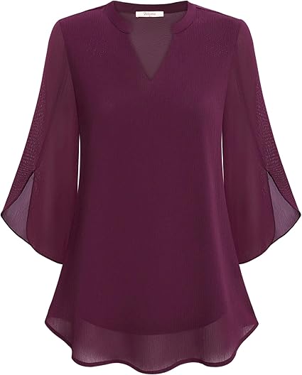 Arabella – Chiffon A-line Blouse