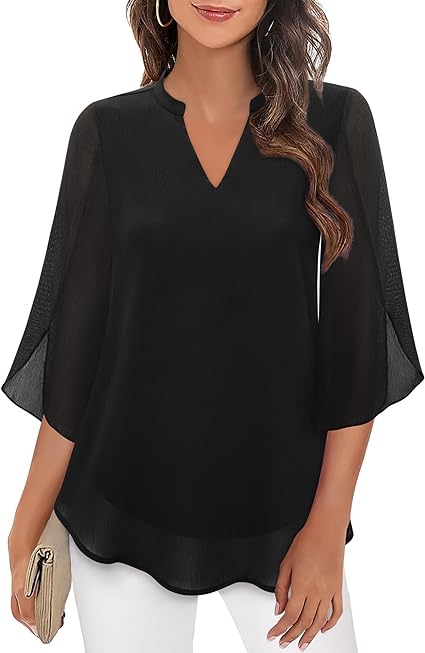 Arabella – Chiffon A-line Blouse
