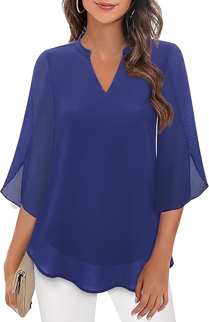 Arabella – Chiffon A-line Blouse