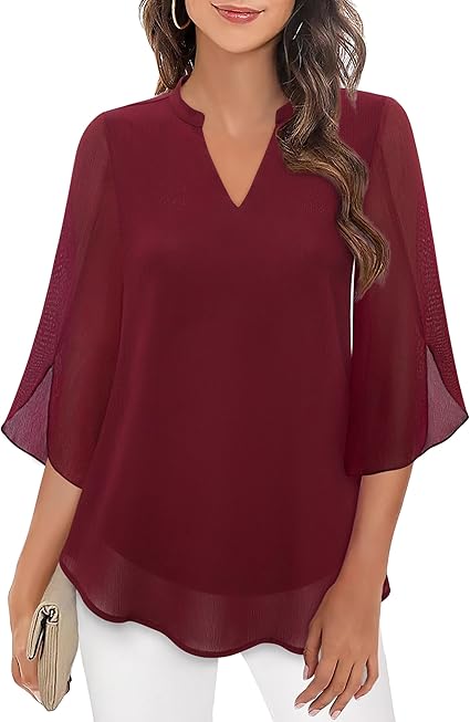 Arabella – Chiffon A-line Blouse