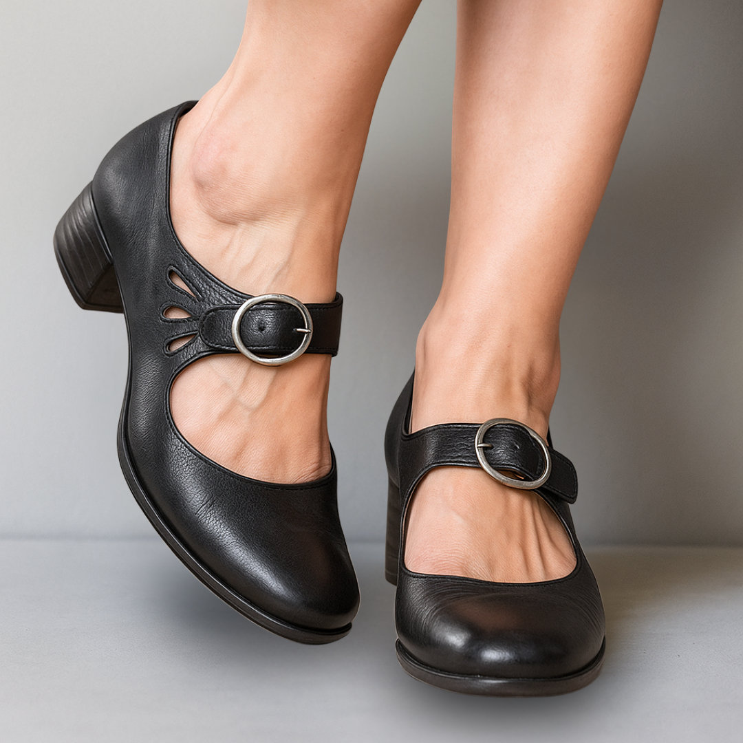 Esme™ | Orthopaedic Leather Sandals with Comfortable Wedge Sole