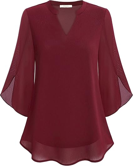 Arabella – Chiffon A-line Blouse