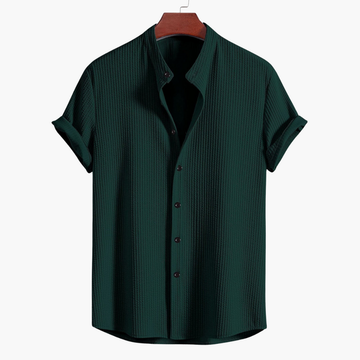 Beckett| Men's shirt with Stand-up Collar