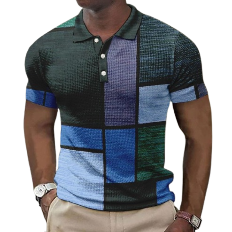 James™ | Multi-colour Polo Shirt in Modern Style