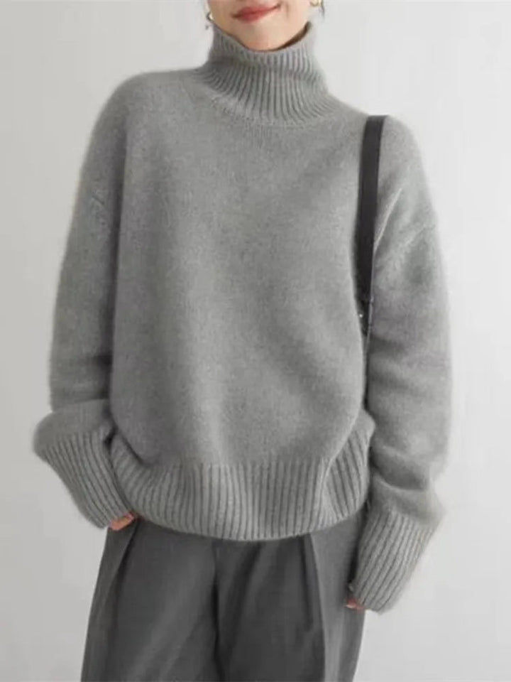 Emalia – Comfortable, knitted, soft turtleneck sweater