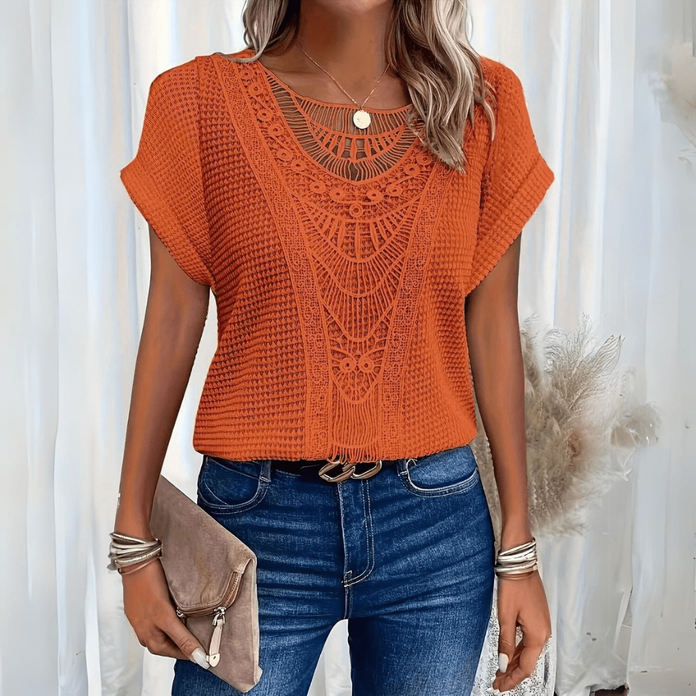 Brinley™ | Elegant Ibiza-style Blouse