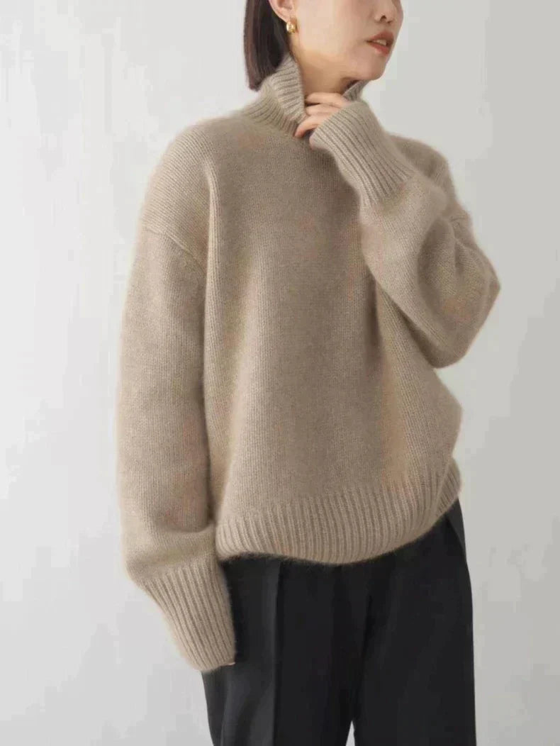 Emalia – Comfortable, knitted, soft turtleneck sweater