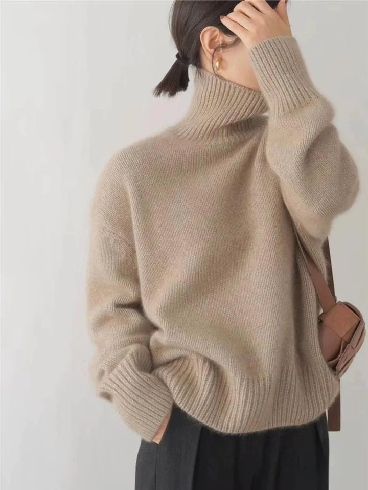 Emalia – Comfortable, knitted, soft turtleneck sweater
