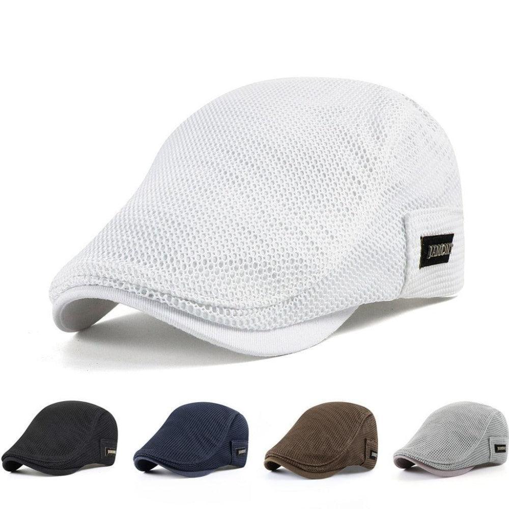 Ronan MeshCap | Casual Flat Cap for Men