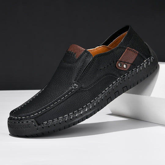 RIO- LEATHER LOAFER WITH NON-SLIP SOLE