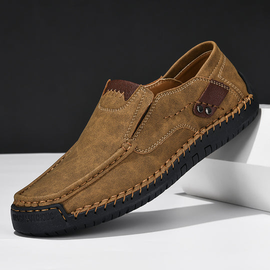 RIO- LEATHER LOAFER WITH NON-SLIP SOLE