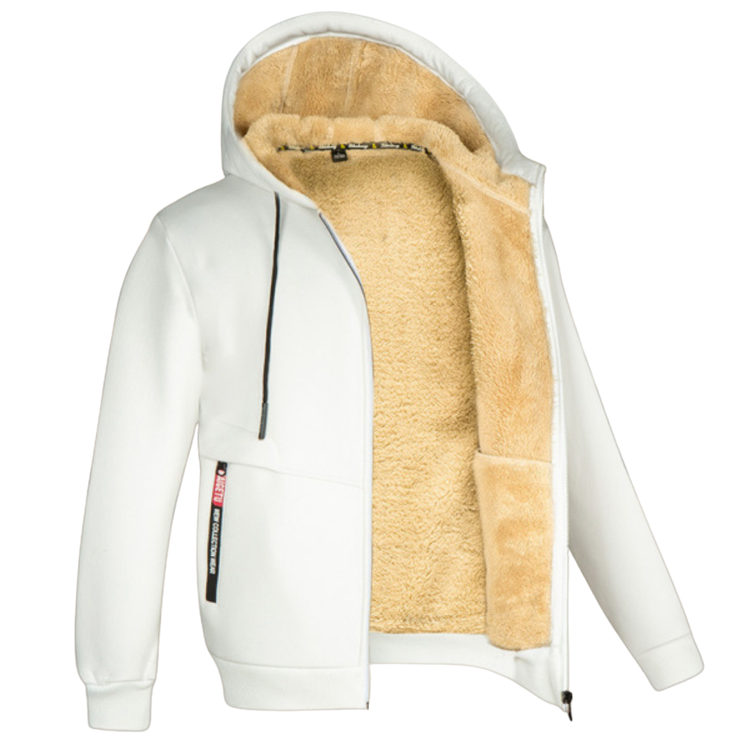 David - Fleece Hooded Cardigan