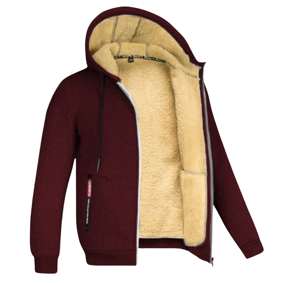 David - Fleece Hooded Cardigan