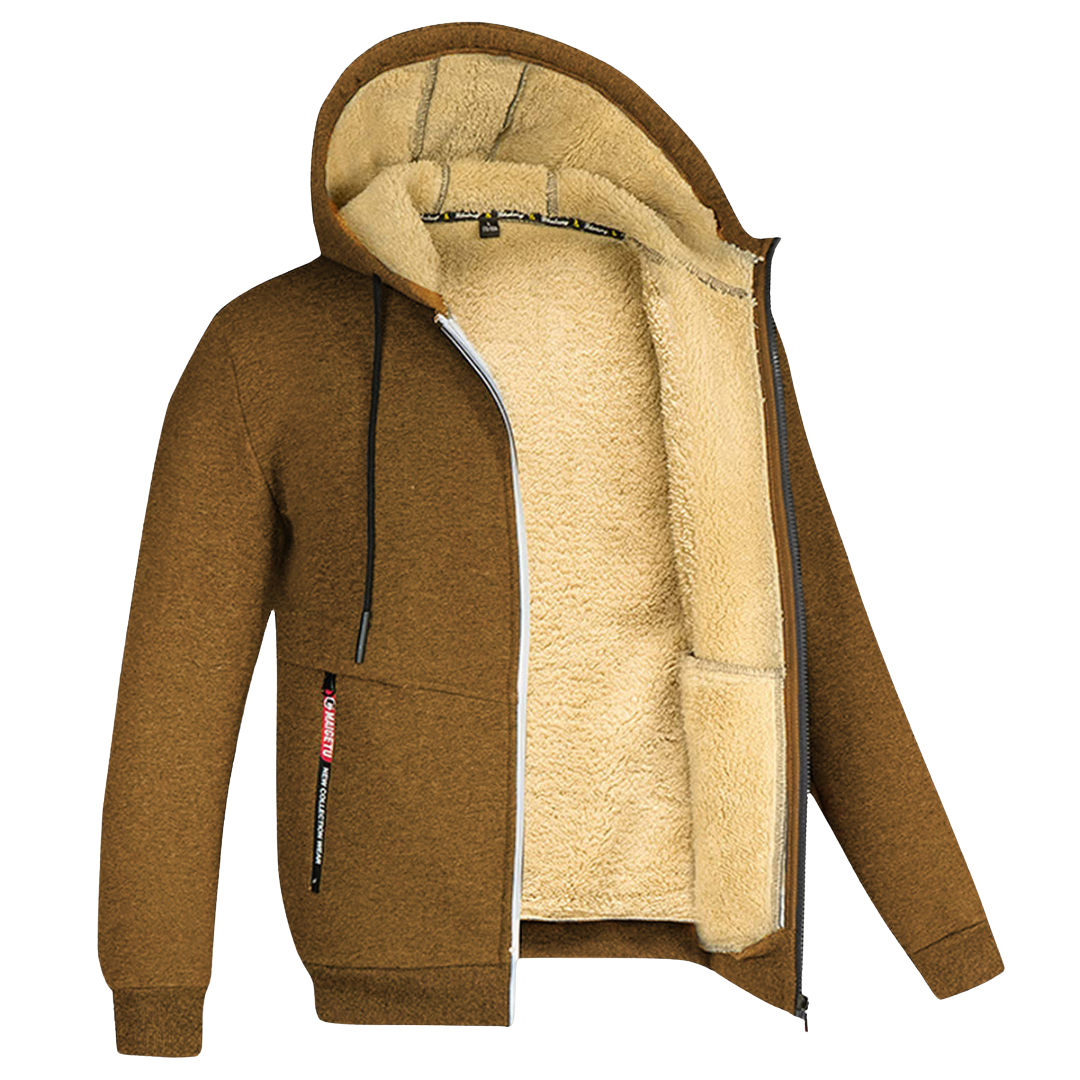 David - Fleece Hooded Cardigan