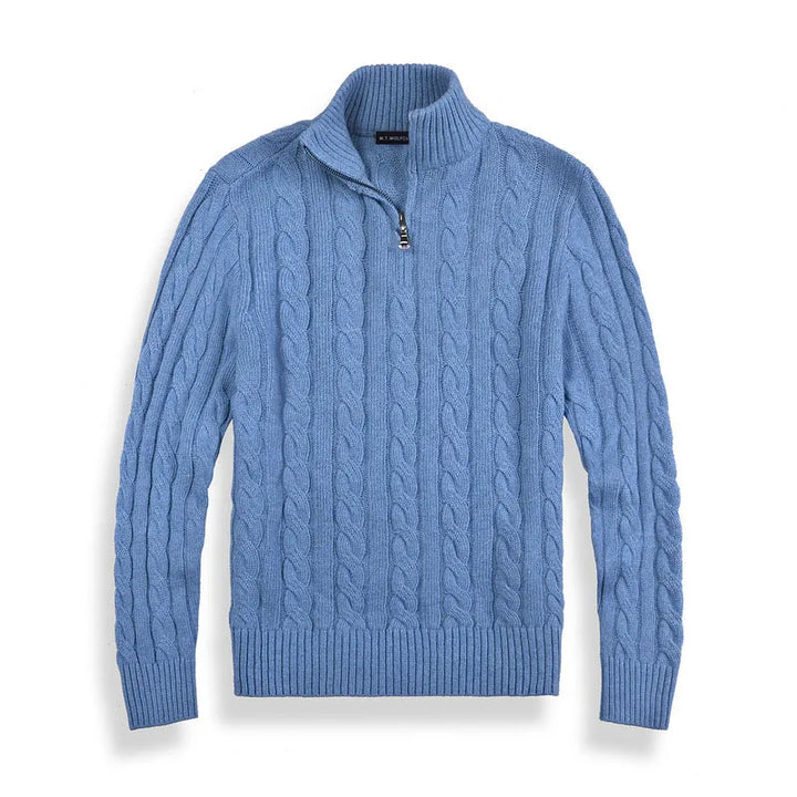 Colyn - Old Money Half-Zip Sweater