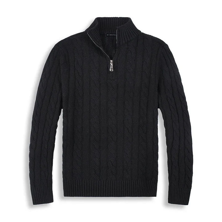 Colyn - Old Money Half-Zip Sweater