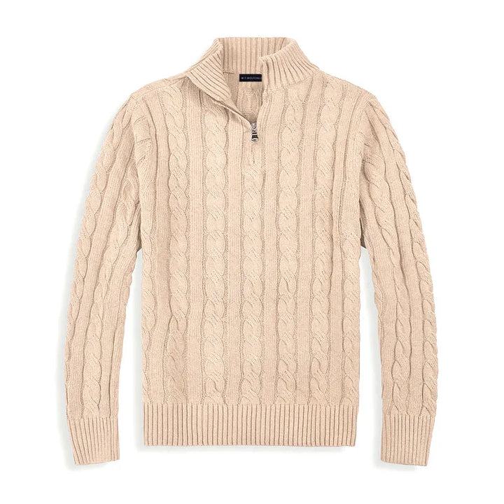 Colyn - Old Money Half-Zip Sweater