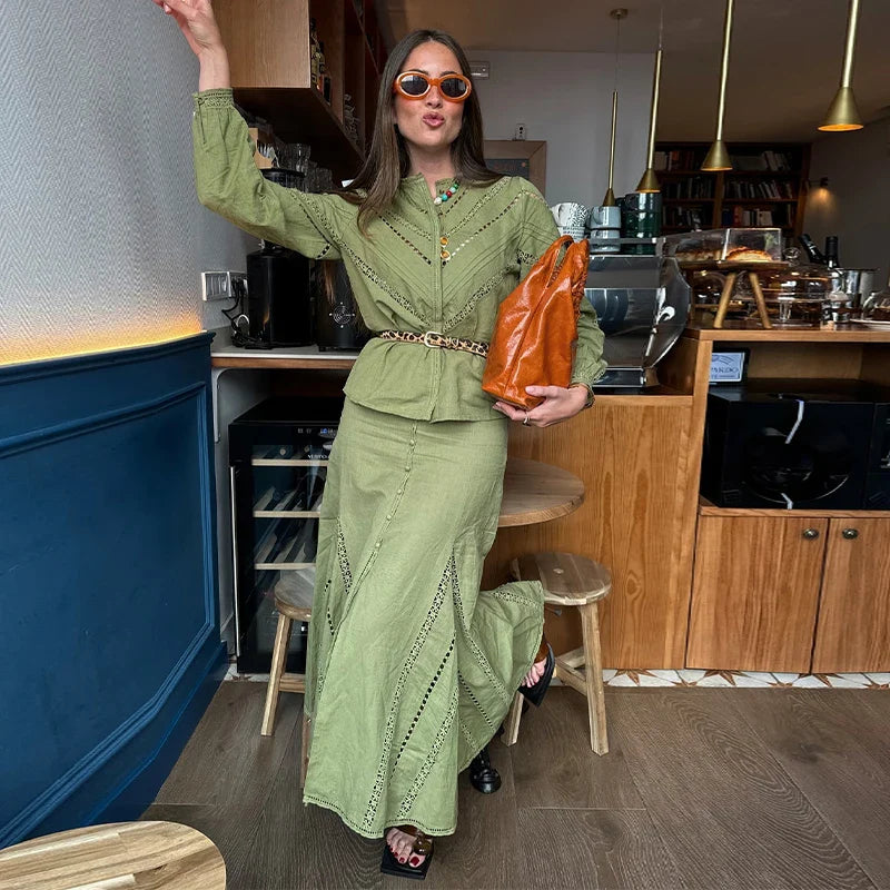 Amayra| Full Sleeve Shirt Suit Outfits