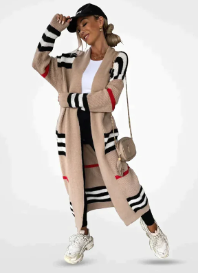 ANNABEL | LONG KNITTED CARDIGAN FOR WOMEN