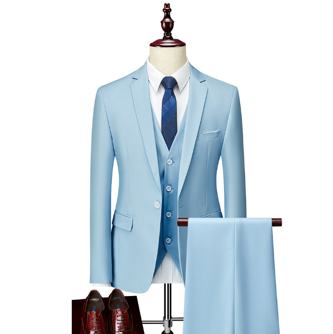Andrew | Men's Business / Wedding Suit | Sky Blue