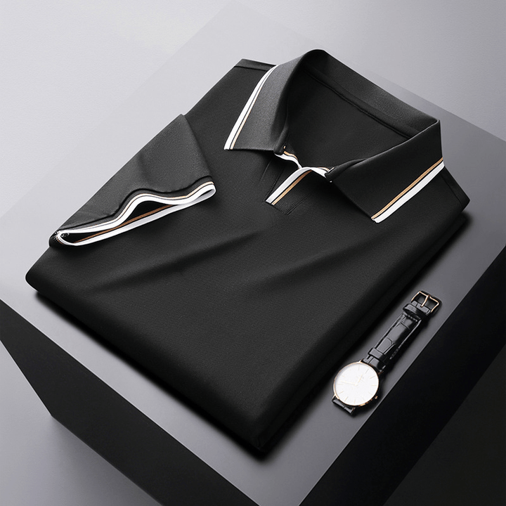 Joel | High-End Silk Polo Shirt