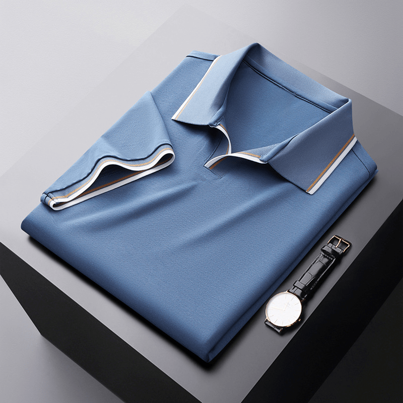 Joel | High-End Silk Polo Shirt