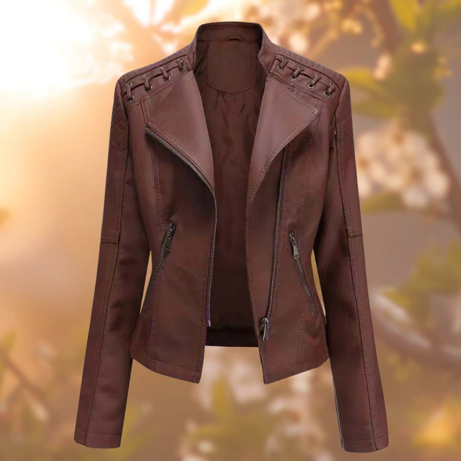 RACHEL | WOMEN'S STYLISH LEATHER JACKET