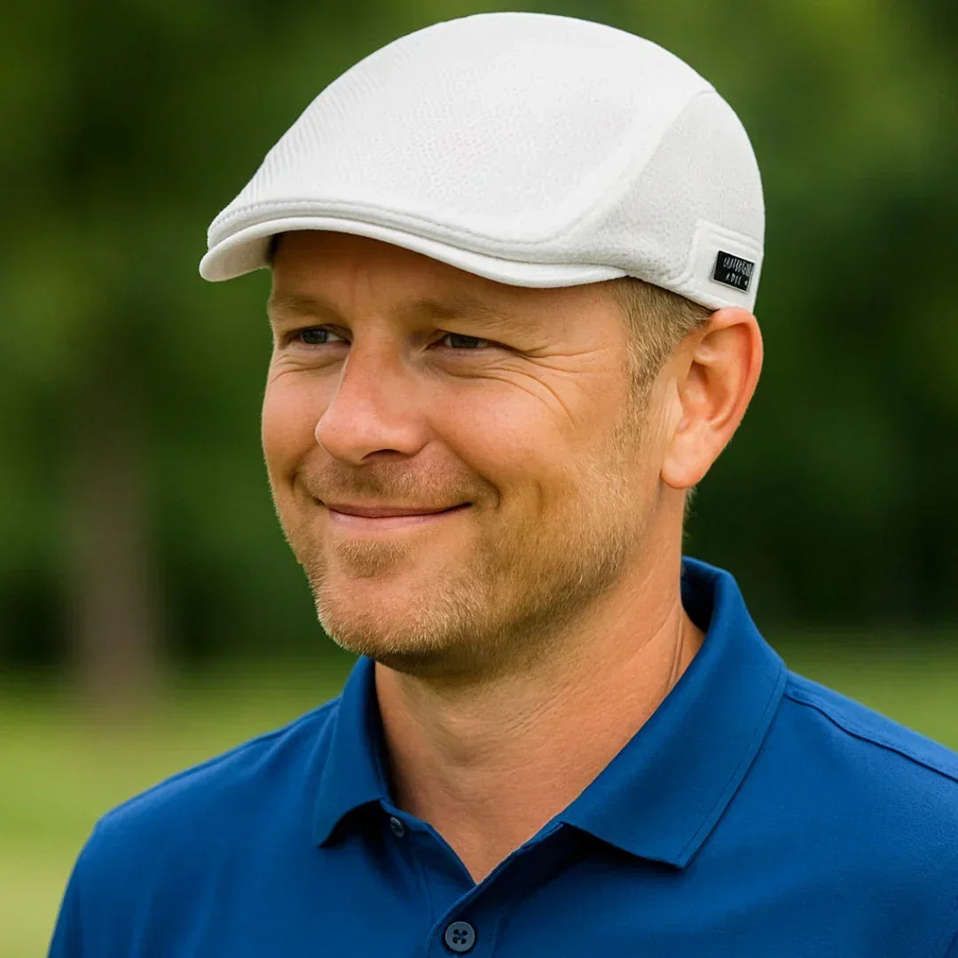 Ronan MeshCap | Casual Flat Cap for Men