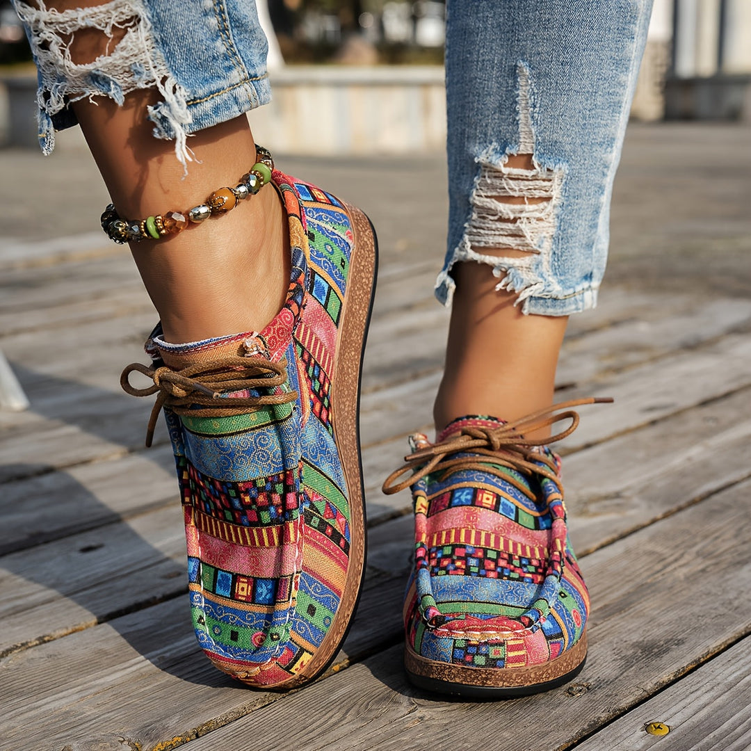 Camiron™ | Colourful Retro Women's Shoes