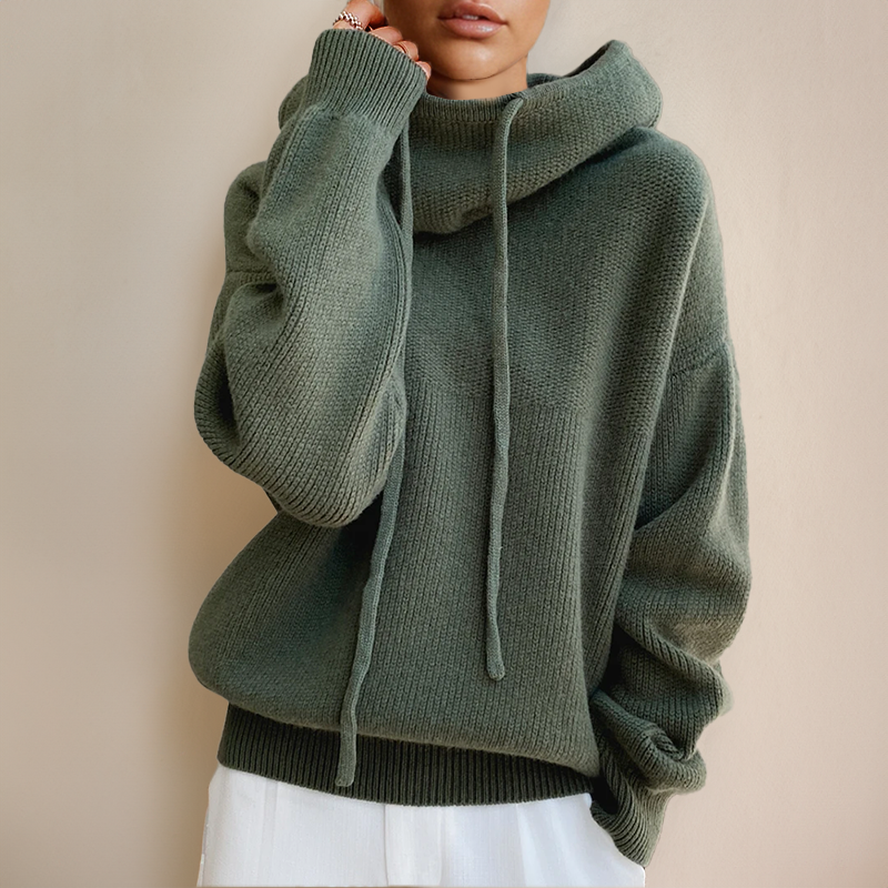 Elina - Turtleneck jumper made from merino wool