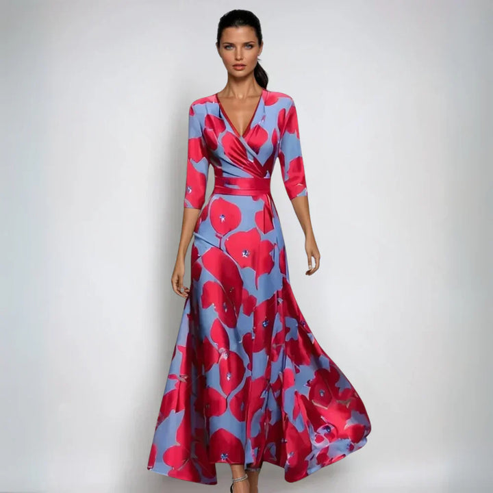 Anna | Elegant Floral Maxi Dress