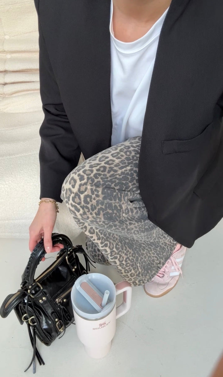 REMMI LEOPRINT DENIM