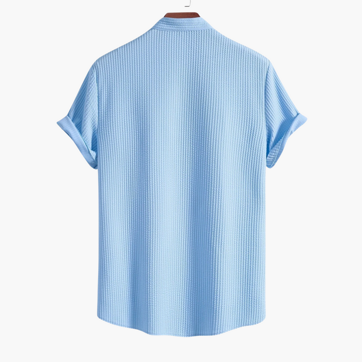 Beckett| Men's shirt with Stand-up Collar