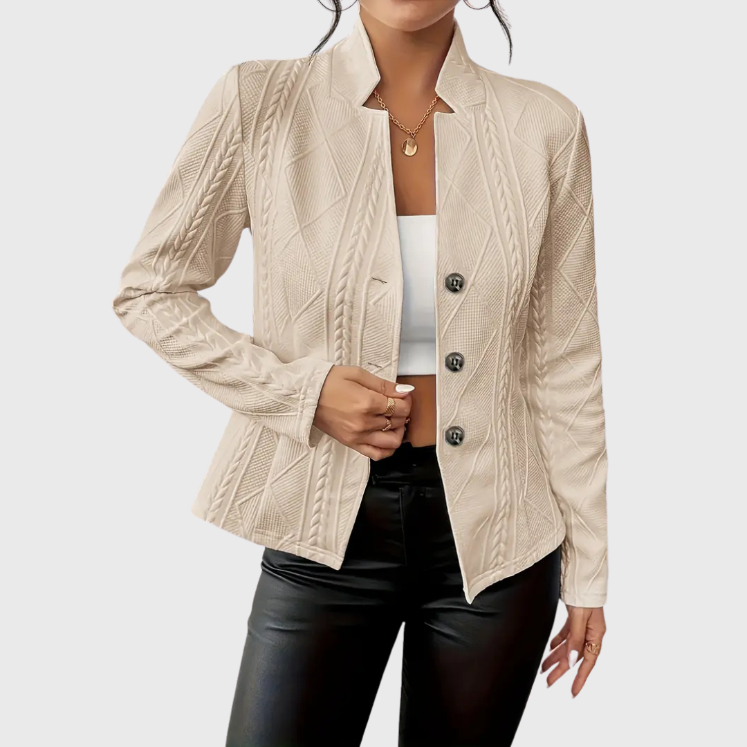 Olive | Blazer with elegant details